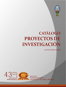 CATÁLOGO PROYECTOS DE INVESTIGACIÓN